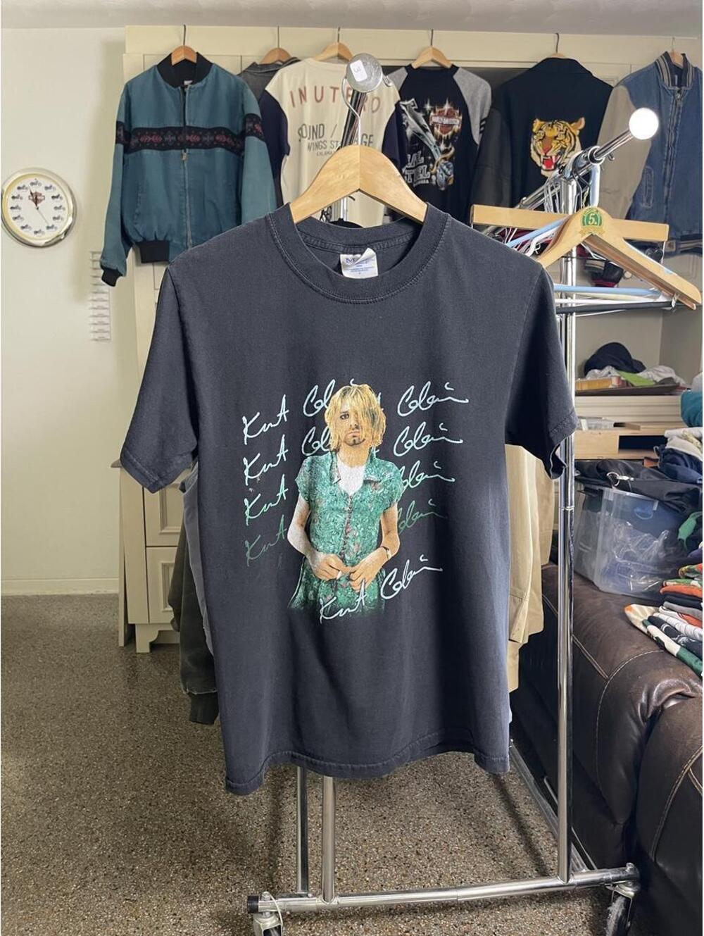 Vintage Nirvana Kurt Cobain T Shirt